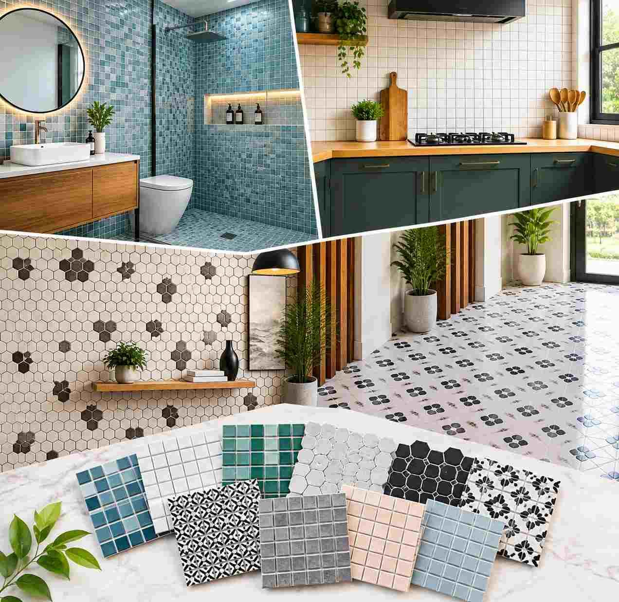 15 Small Tiles Design Ideas for Bathrooms, Kitchens, Walls and Floors in Bangladesh